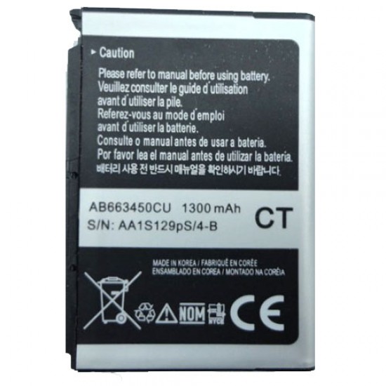 Samsung AB663450CU Battery For SGH-i600 i710 C6620 C6625 i718 i607 I608 I708