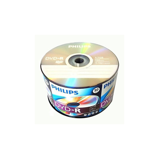 Philips Printable DVD-R, 50 pcs/pk Cake