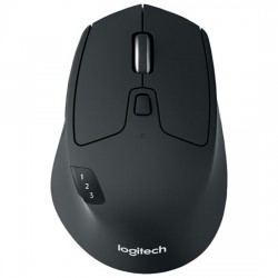 Logitech - M720 Triathlon Wireless Optical Mouse - Black