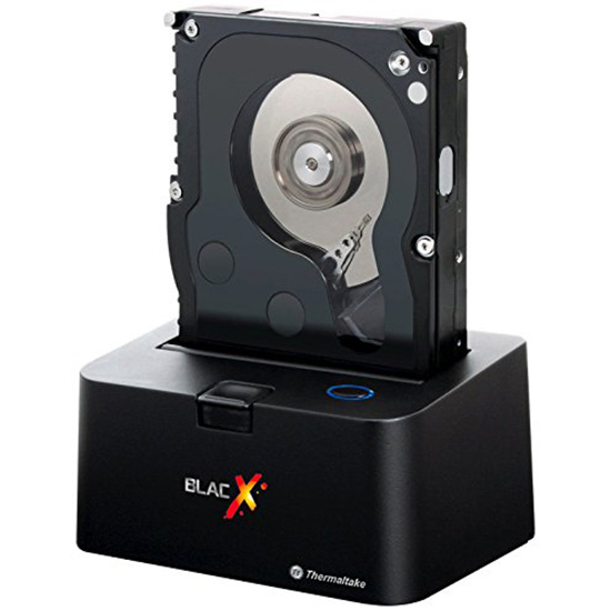 Thermaltake BlacX Hot-Swap SATA External Hard Drive Docking Station for Windows & Mac Os Compatible