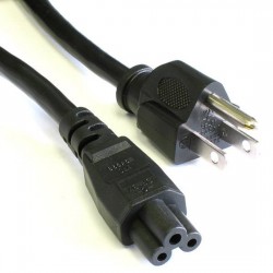 Cable Leader 1ft 3-Prong Notebook AC Power Cord