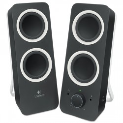 Logitech Midnight Black Z200 Multimedia Speaker - 10 Watts Integrated