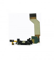 Apple iPhone 4s Charging Port Flex Cable with Dock Connector Black