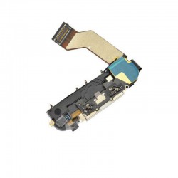 Apple iPhone 4s Charging Port Flex Cable with Dock Connector White