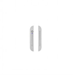 HTC One M8 Top Bottom Front Bezel cover Lid Silver