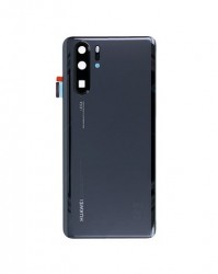 Huawei P30 Pro Back Rear Glass with Camera Lens Bezel Black