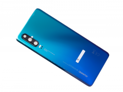 Huawei P30 Back Rear Glass with Camera Lens Bezel Blue