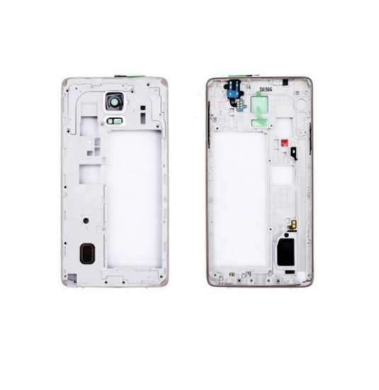 Samsung Galaxy Note 4 Mid Frame Assembly N910W8 N910A N910T N910P White