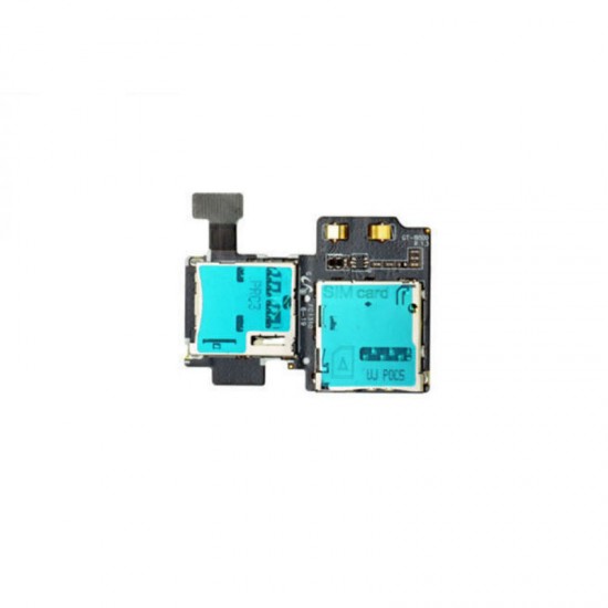 Samsung Galaxy S4 i337 Sim Card and Micro SD Card Reader With Flex Cable