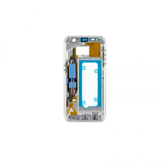 Samsung Galaxy S7 SM-G930 SM-G930W8 Front Housing Bezel Frame Silver White