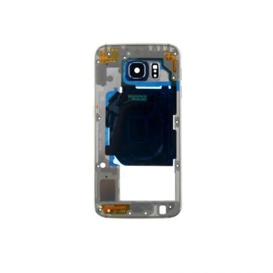 Samsung Galaxy S6 SM-G920W8 SM-G920 Middle Frame Housing Assembly Silver