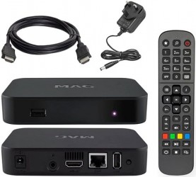 MAG 420w1 4K and HEVC Support, 512 MB RAM, 512 MB NAND, USB × 2 pcs. (3.0, 2.0), Built-in Wi-Fi, Linux OS, HDMI and RCA outputs