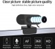 Full HD 1080P Webcam USB Mini Computer Camera Built-in Microphone